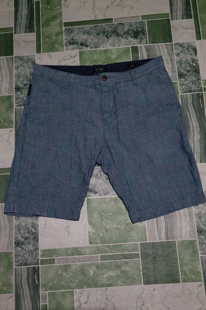 Armani jean shorts new arrivals mens