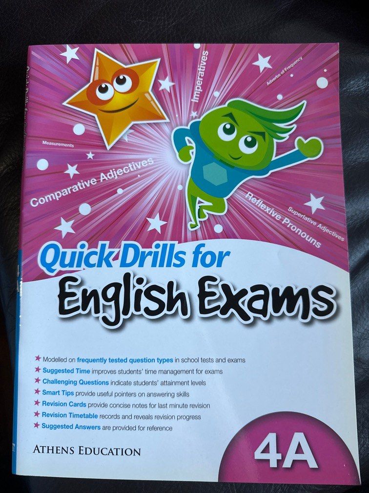 Athens Quick Drill for English Exams 4A, 興趣及遊戲, 書本 & 文具, 書本及雜誌 補充練習