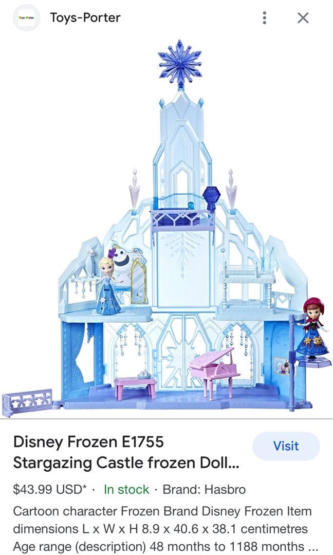 Frozen stargazing castle top