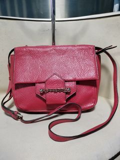 AUTHENTIC Gianfranco Ferre Red Leather Crossbody Bag