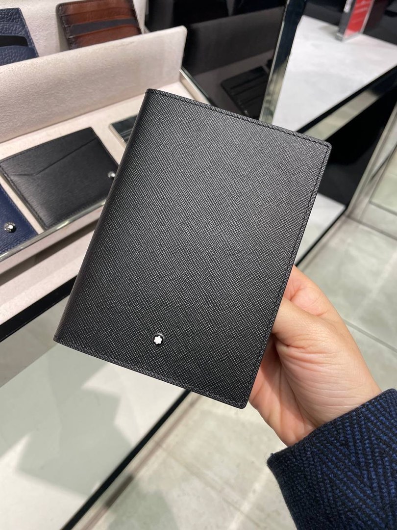 Authentic Mont Blanc Passport Holder, Luxury, Bags & Wallets on Carousell