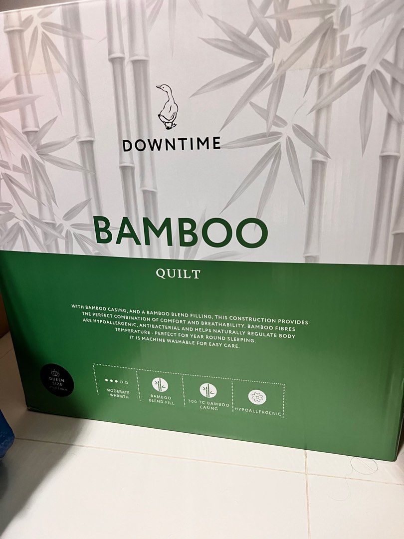Bamboo Quilt Queen Size, Furniture & Home Living, Bedding & Towels on