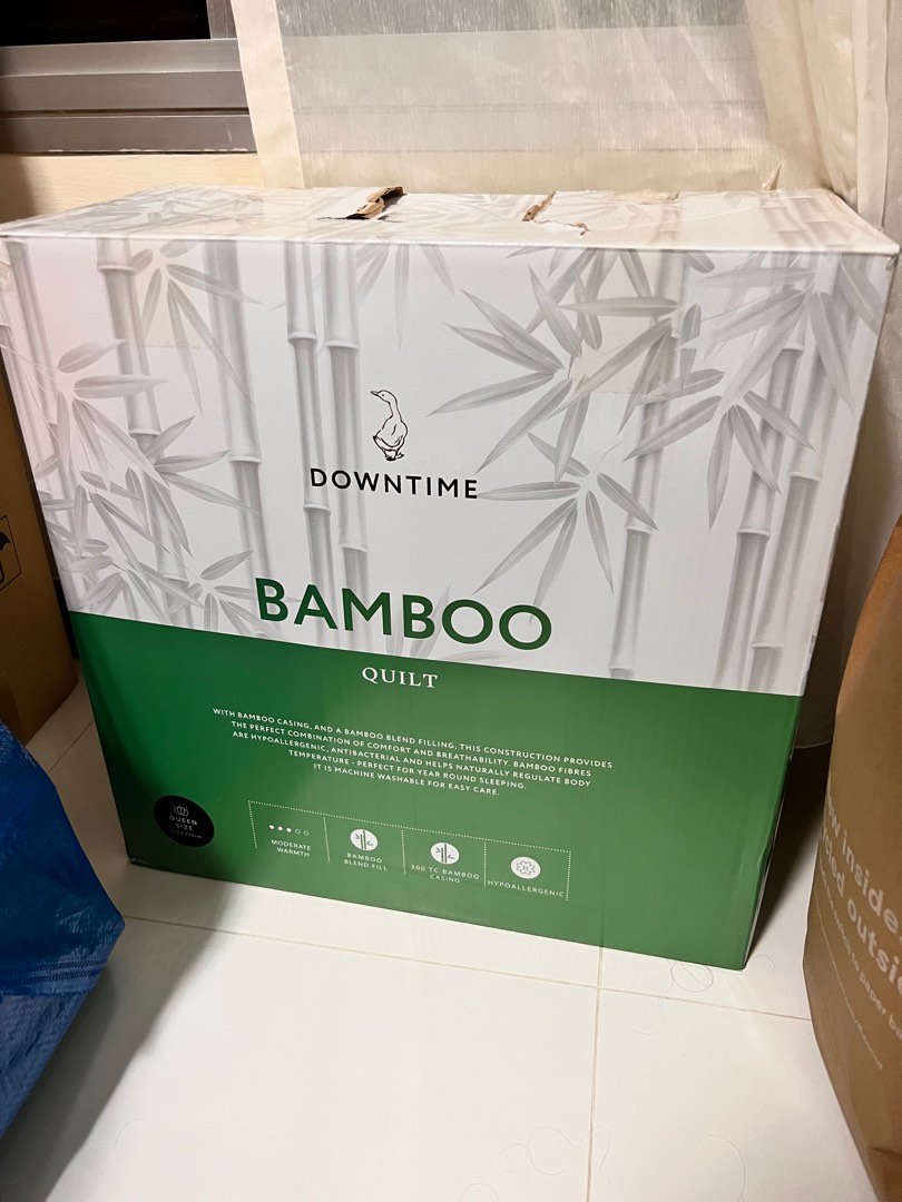 Bamboo Quilt Queen Size, Furniture & Home Living, Bedding & Towels on