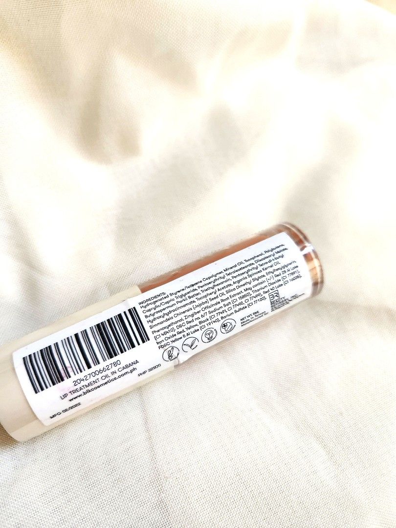 BLK Lip Treatment Oil in Cabana, Beauty & Personal Care, Face, Makeup on Carousell