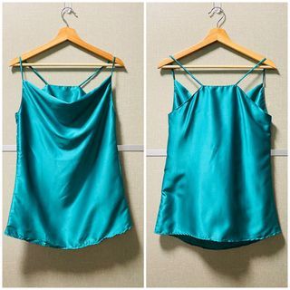 BNWOT Cowl Neck Top - Emerald