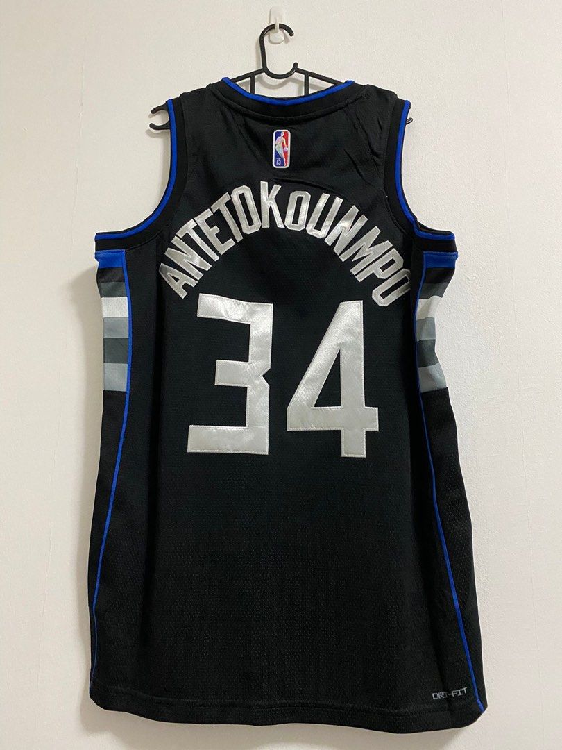 2014 Giannis Antetokounmpo Milwaukee Bucks Adidas Rev 30 Authentic NBA  Jersey Size Medium – Rare VNTG