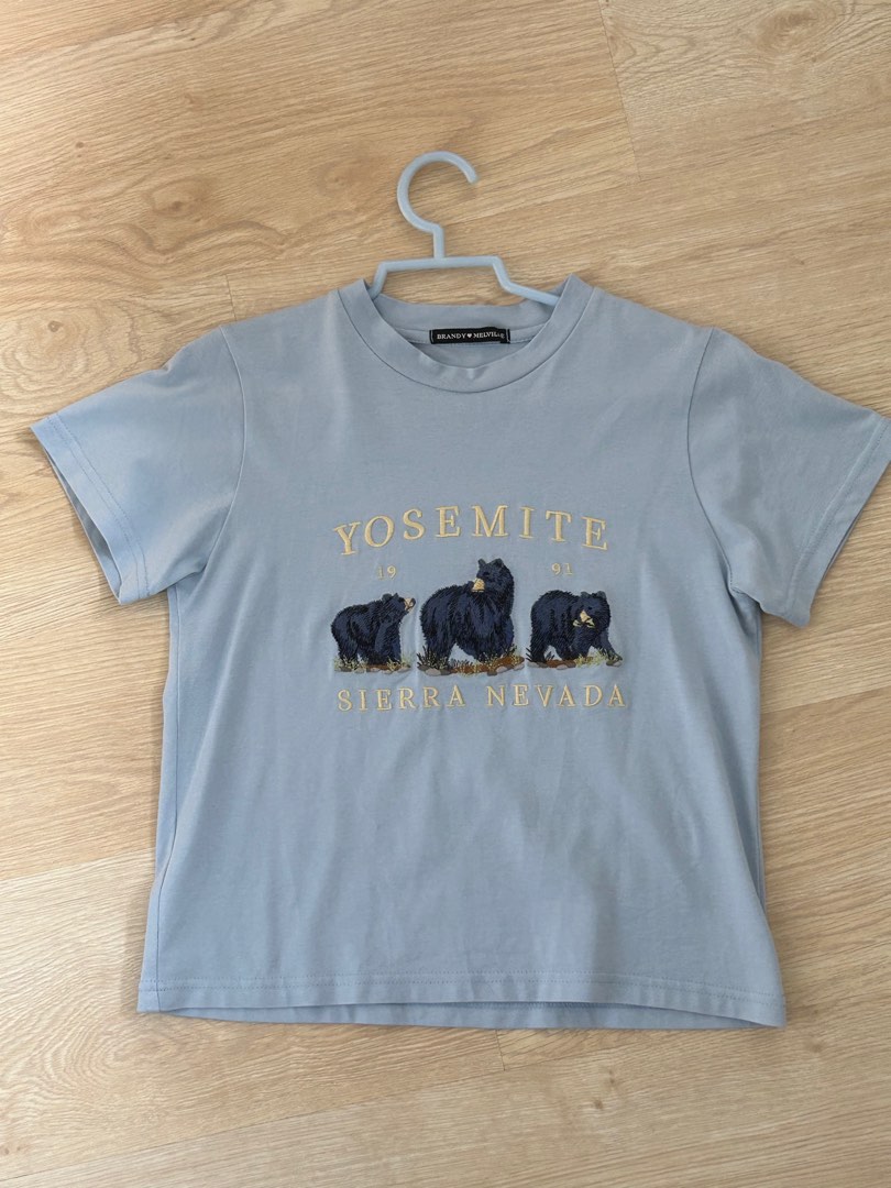 brandy melville yosemite top, Women's Fashion, Tops, Shirts on Carousell