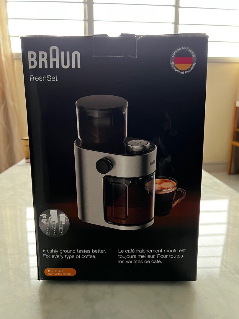 Braun coffee grinder, TV & Home Appliances, Kitchen Appliances, Coffee