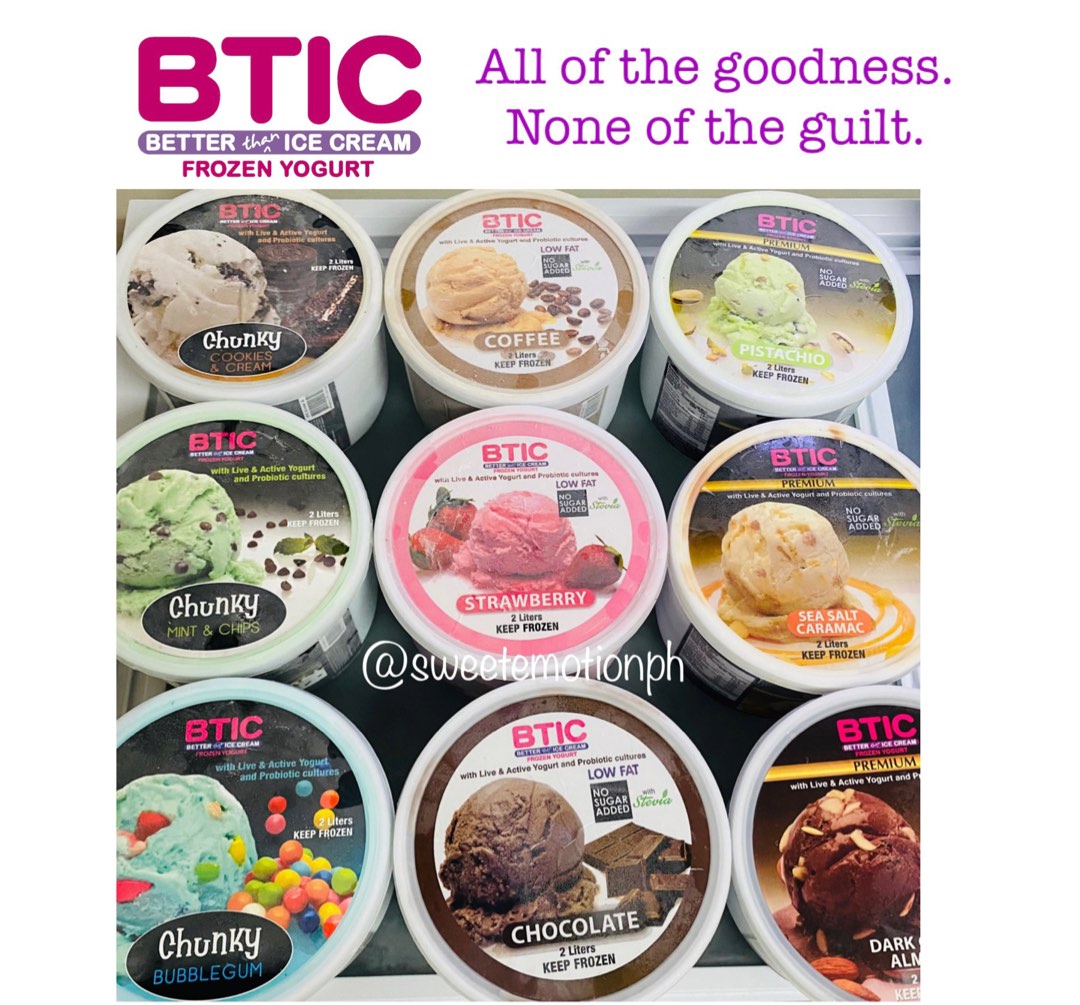 BTIC Frozen Yogurt All of the goodness. None of the guilt. 😋🍦💜💕, Food