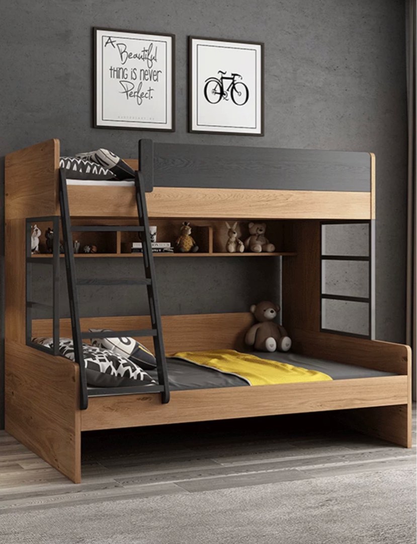 BUNK BED without Mattress Solid wood, Furniture & Home Living, Furniture, Bed Frames