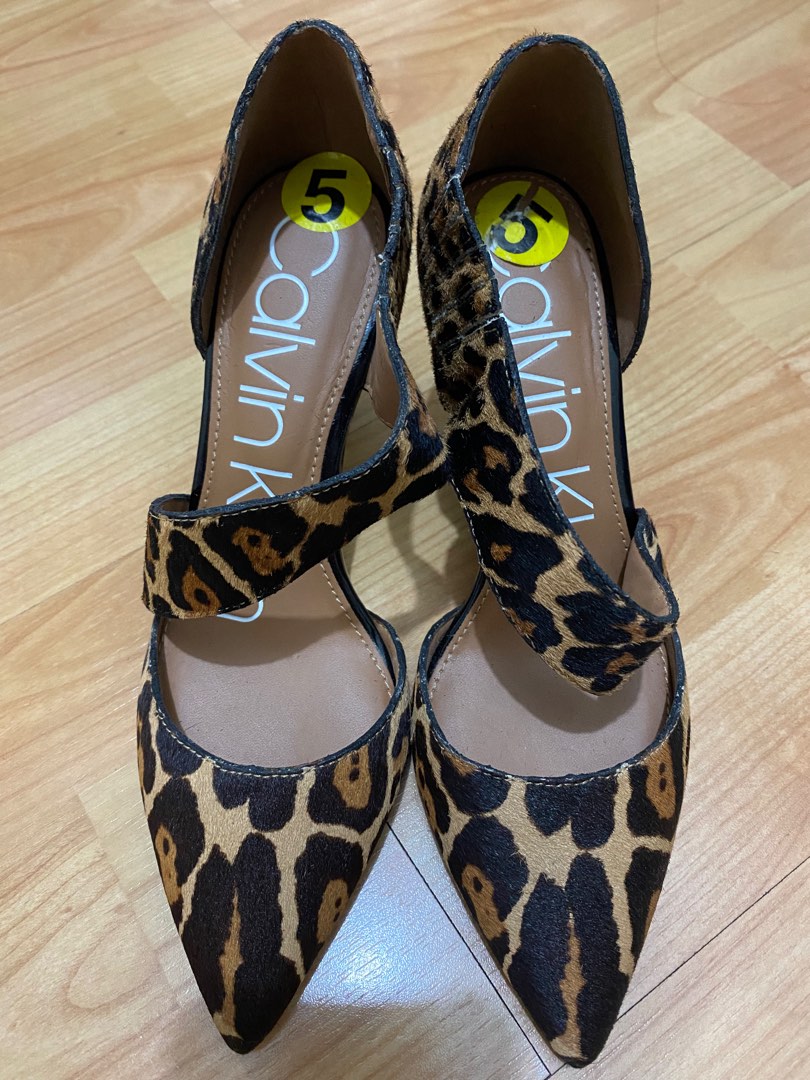 Calvin klein gella clearance leopard