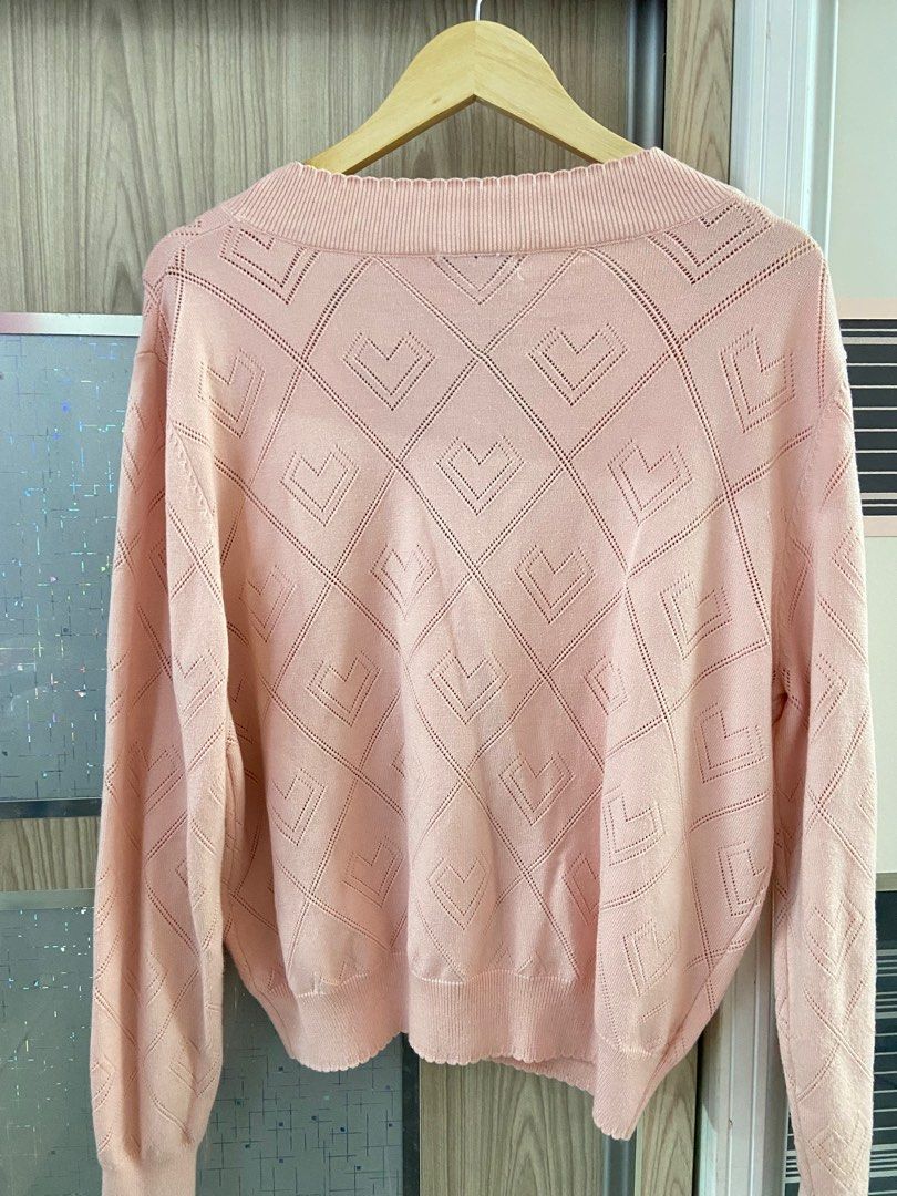 Peach discount color cardigan