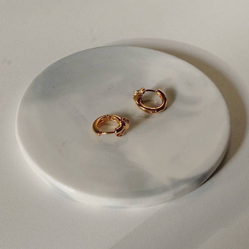 Cartier inspired hoop earrings clearance