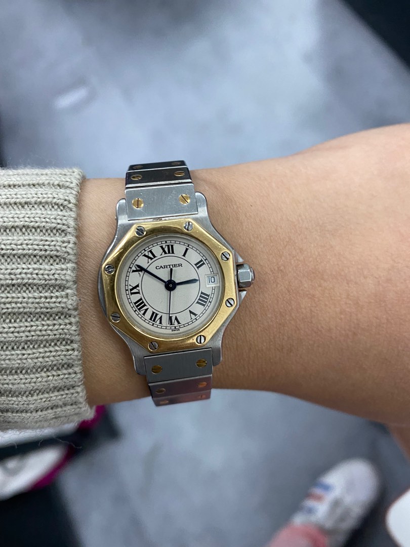 Cartier santos shop ronde octagon