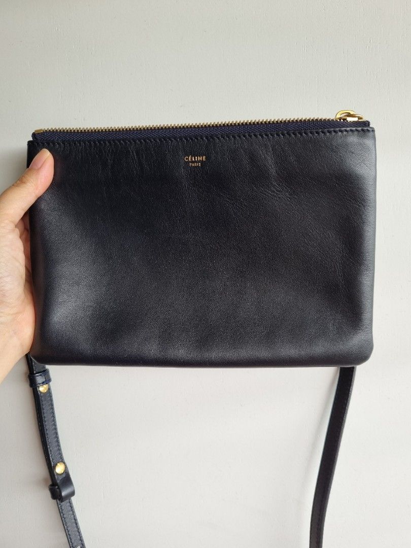 Celine trio bag grey best sale