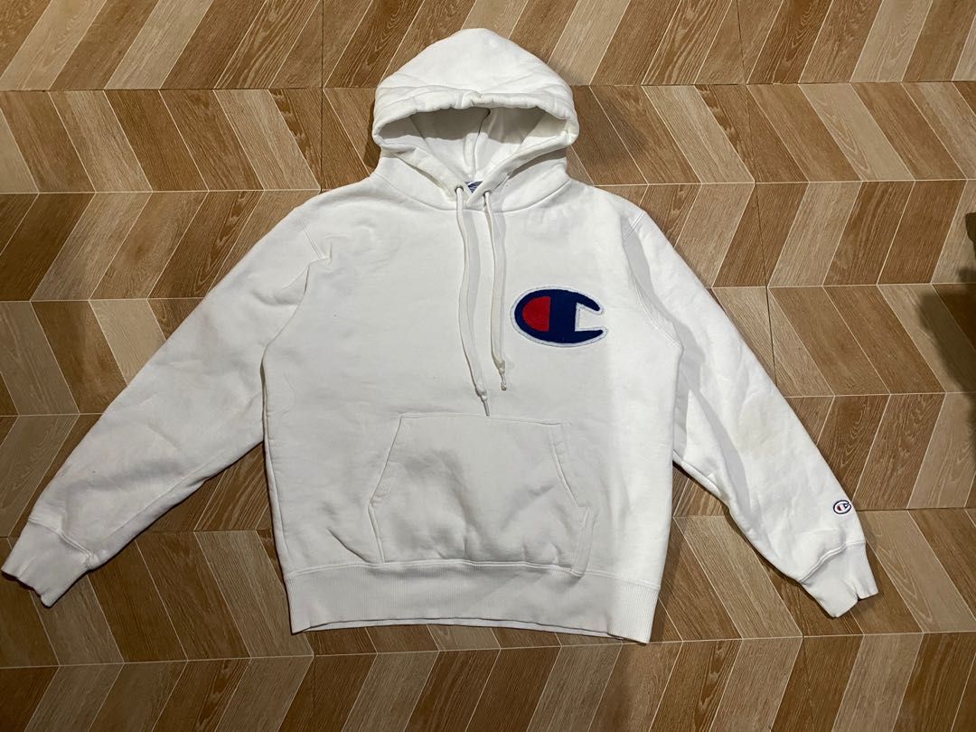 White champion hoodie big c online