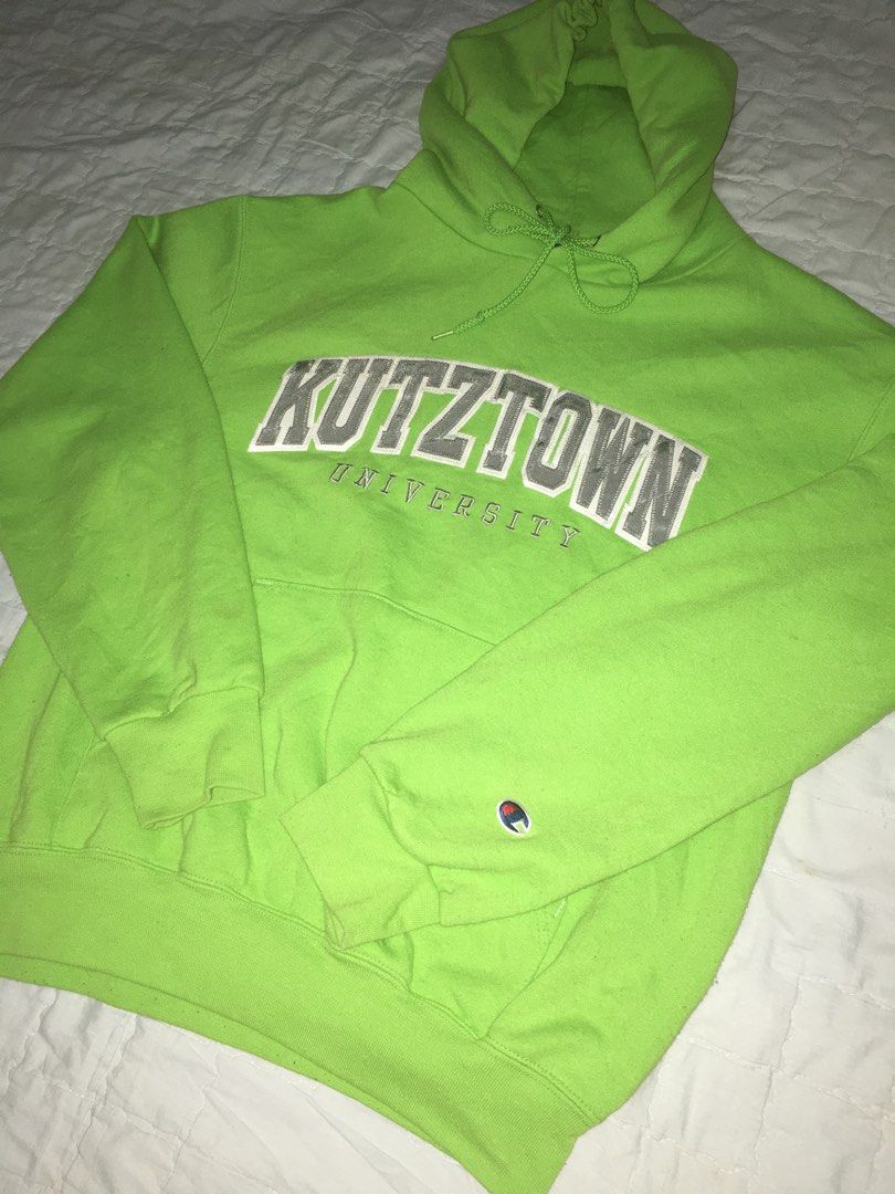 CHAMPION HOODIE NEON GREEN