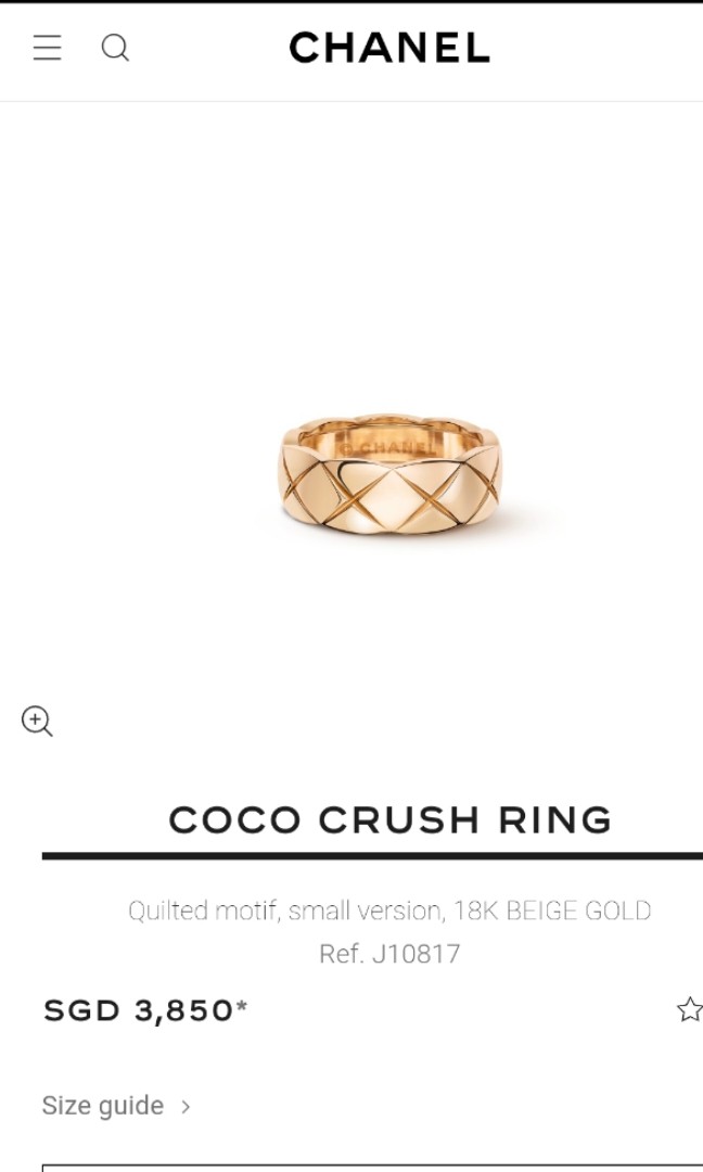 Coco Crush ring - J10817