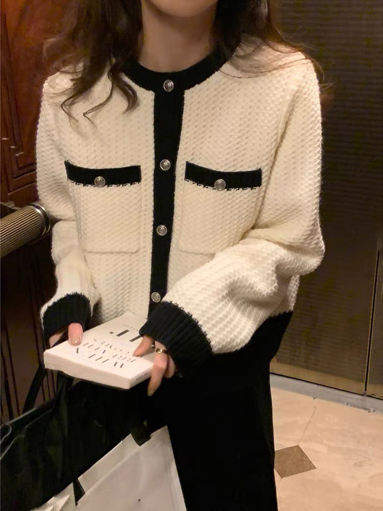 Chanel style cardigan Top Jacket Coat