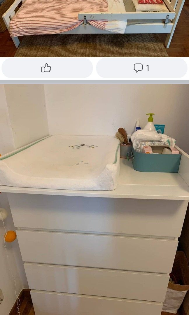 Changing tray for ikea malm drawer, Babies & Kids, Baby Nursery & Kids