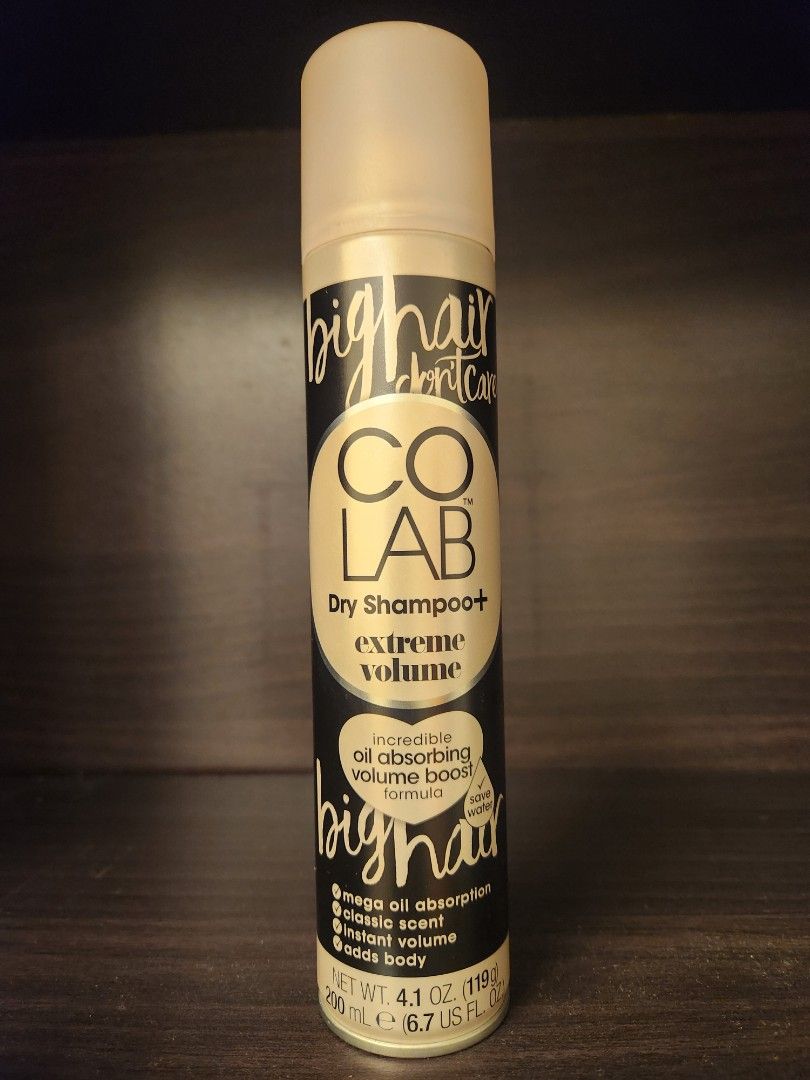 COLAB Dry Shampoo Extreme Volume, Beauty & Personal Care, Hair on Carousell