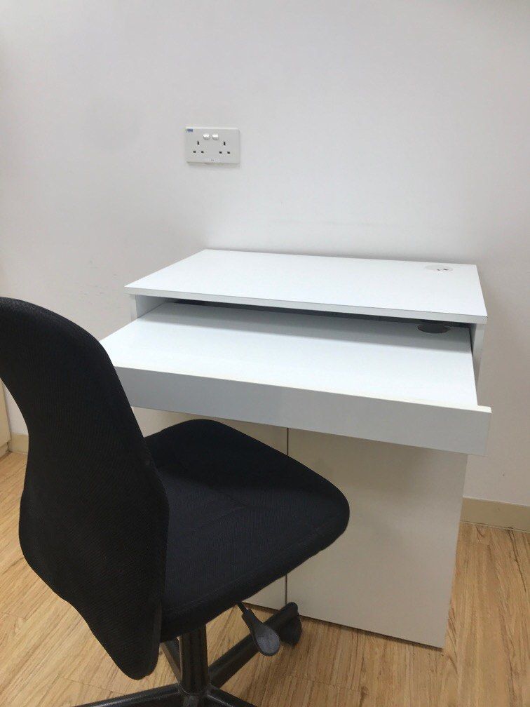 Customised compact computer table, Furniture & Home Living, Furniture ...