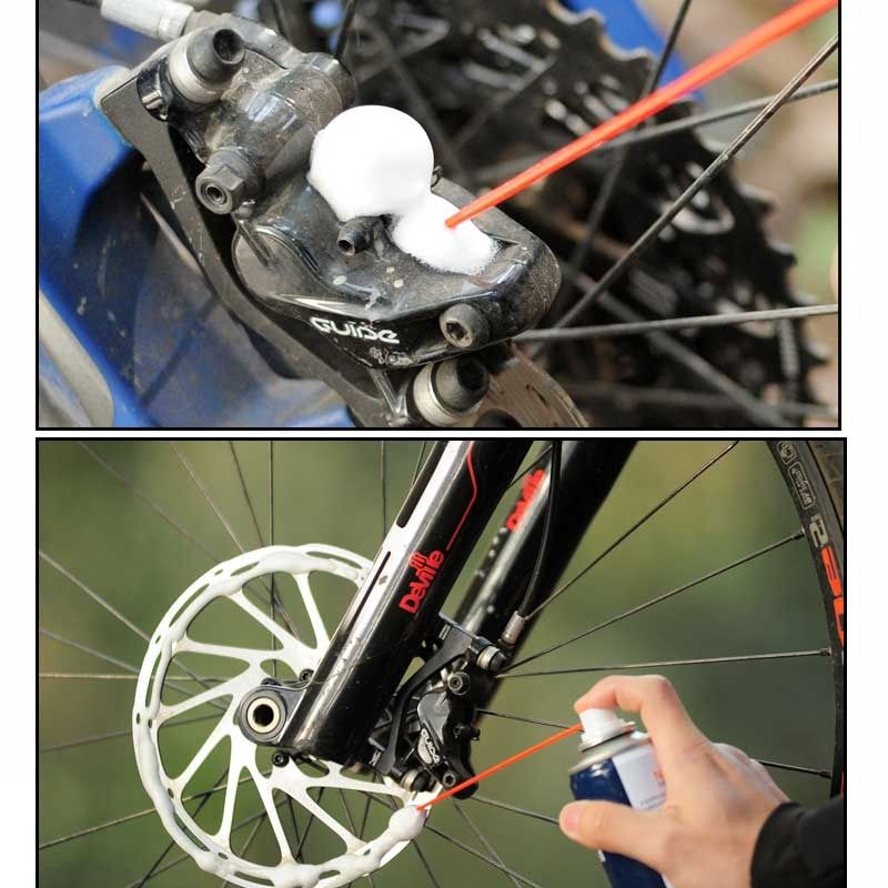 Brake Caliper Bike Rotor Cleaner Disc Brake Cleaner 400ml Bicycle