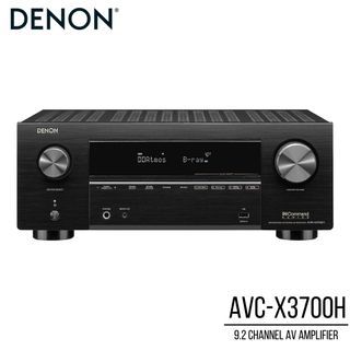 Denon AVC-X3700H 9.2 Channel 8K AV Amplifier with 3D Audio and Amazon Alexa Voice Control