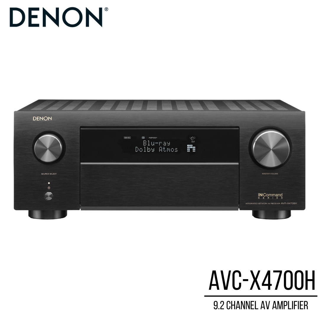 Denon AVCX4700H 9.2Channel 8K Home Theater Amplifier with 3D Audio