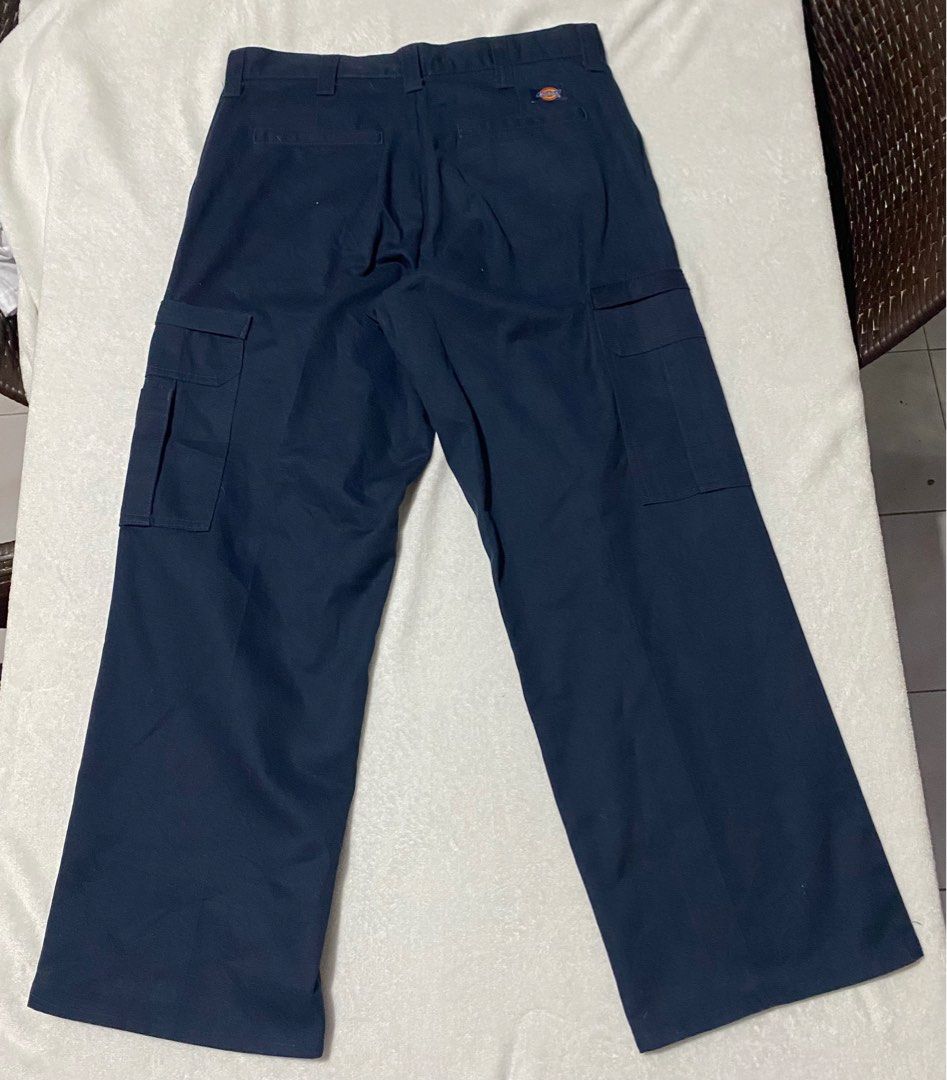 Dickies blue cargo pants, Men's Fashion, Trousers on Carousell