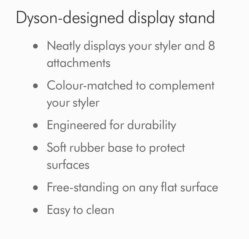 Dyson Airwrap display stand, Beauty & Personal Care, Hair on Carousell