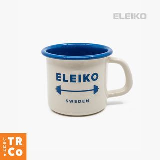 Eleiko Enamel Mug. Durable Enamel-Coated Mug for Drinking. Designed with Heritage Eleiko Logo