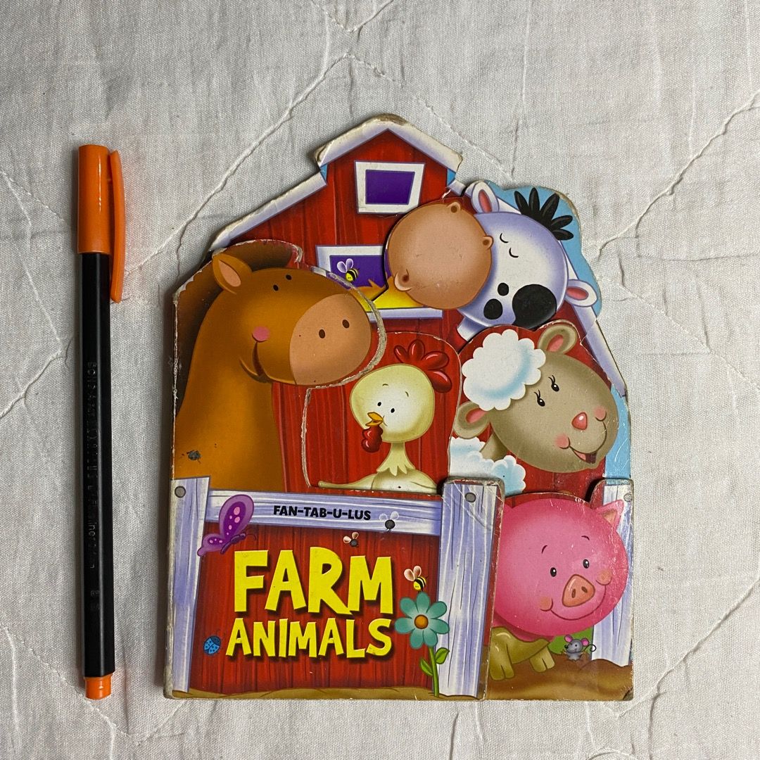 Farm Animals Board Book, Hobbies & Toys, Books & Magazines, Children's  Books on Carousell