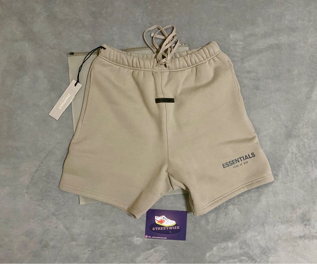 Fear Of God Essentials Men's Shorts Training Beige
