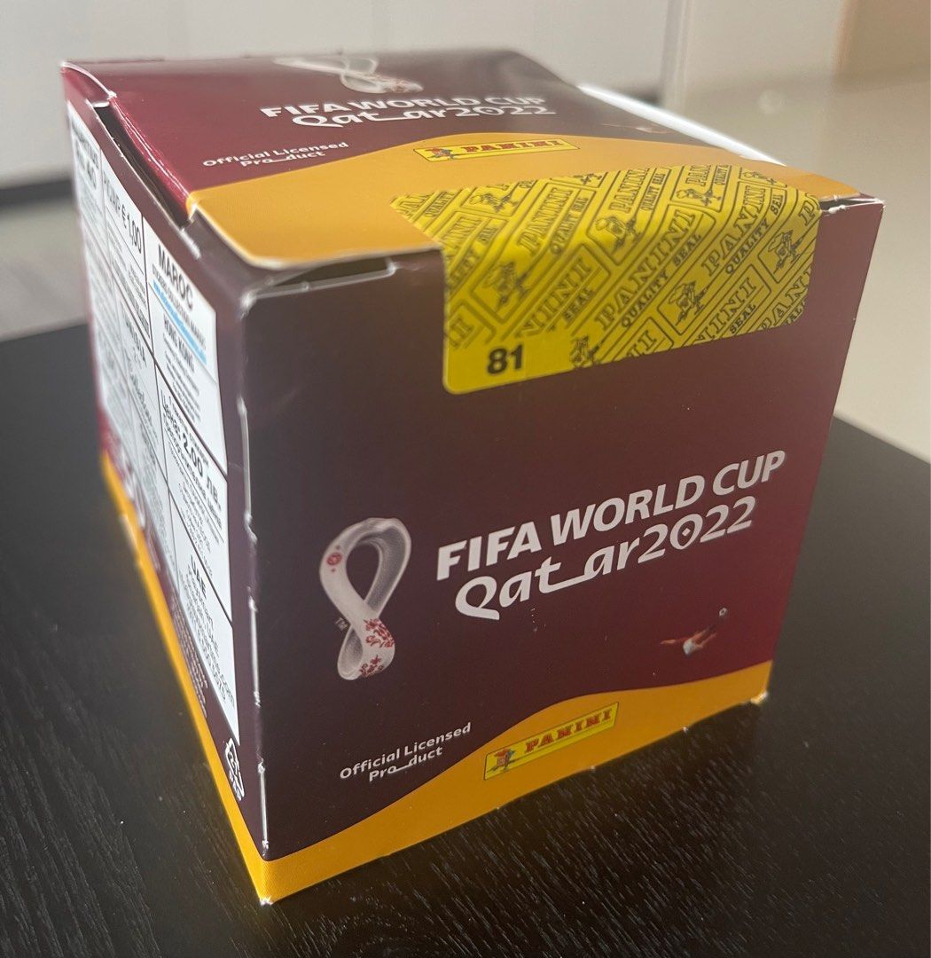 Panini FIFA World Cup Qatar 2022 Sticker Box (50 Packs x 5 Stickers)