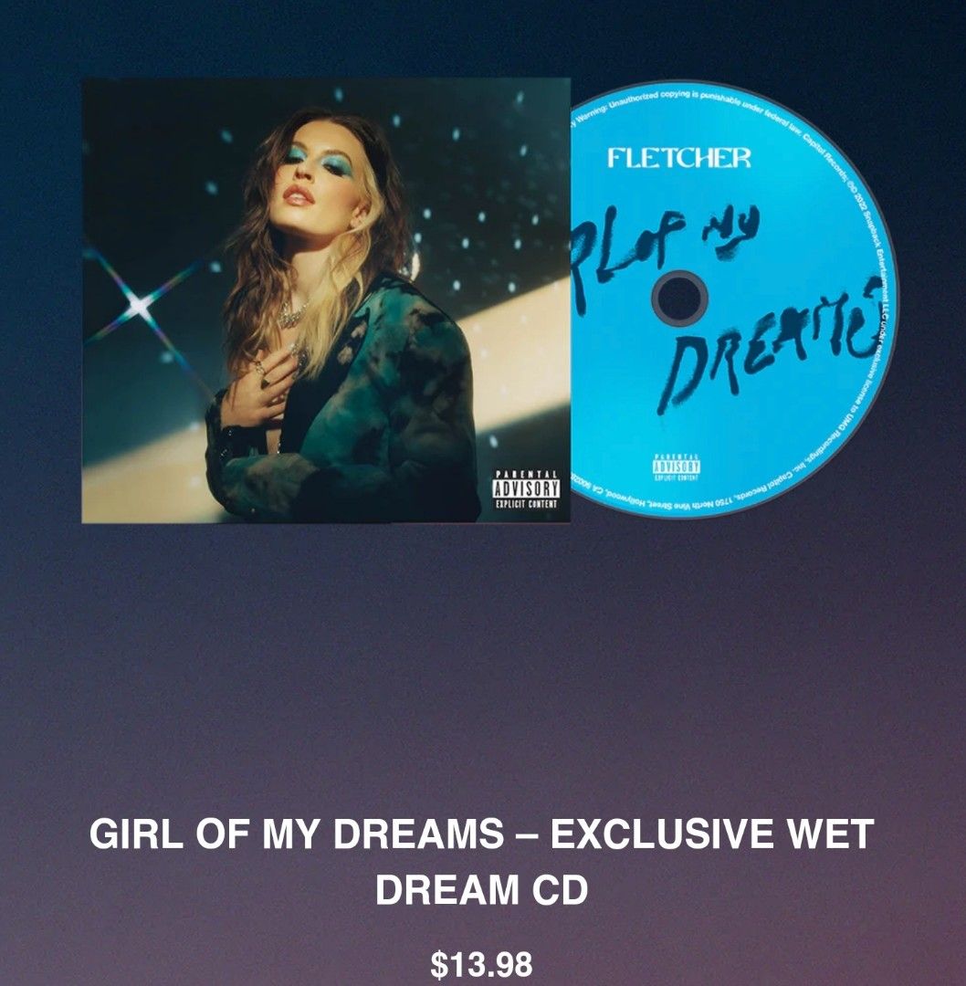 Fletcher girl of my dream vinyl cassette tape CD, Hobbies & Toys, Music