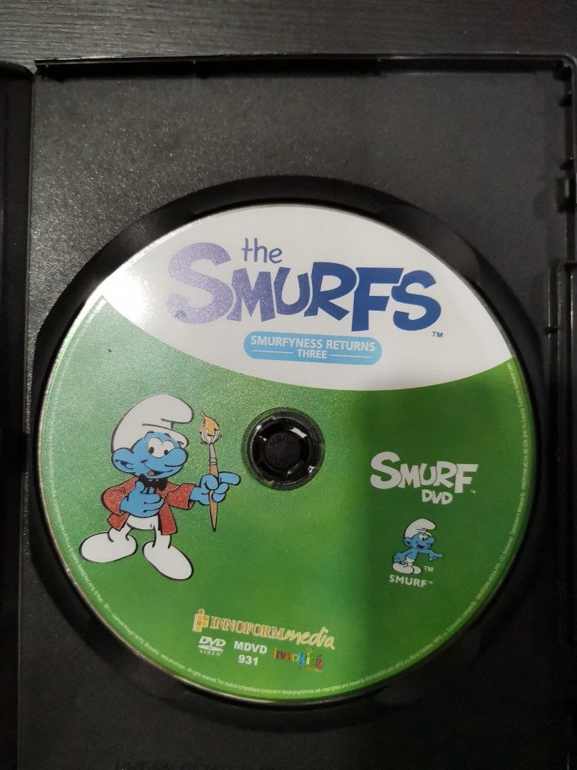 Free * collectible smurf DVD (1 AND ONLY ONE), Everything Else on Carousell