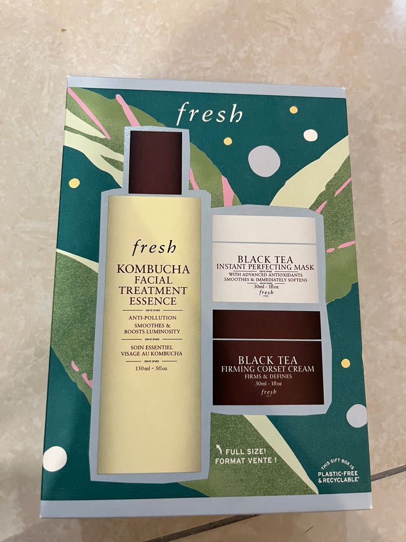 Fresh black tea set, 美容＆化妝品, 健康及美容 皮膚護理, 面部 面部護理 Carousell