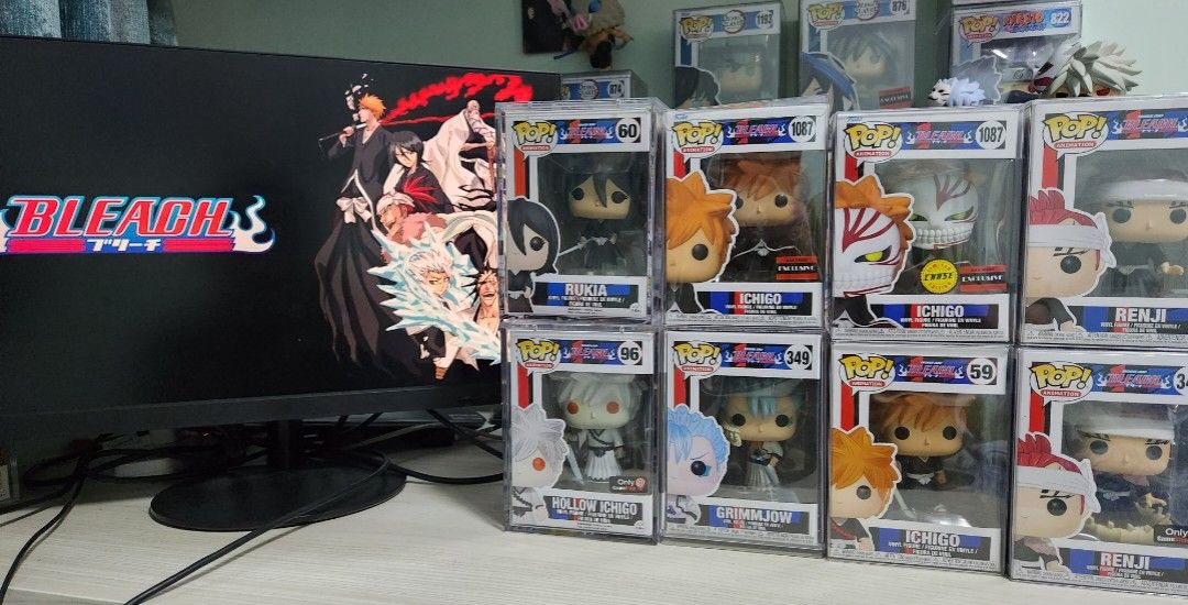 FUNKO POP! BLEACH SET, Hobbies & Toys, Toys & Games on Carousell