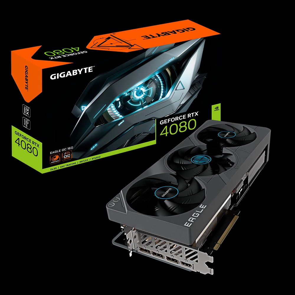 Gigabyte GeForce RTX 4080 16GB EAGLE OC (GV-N4080EAGLE OC-16GD ...