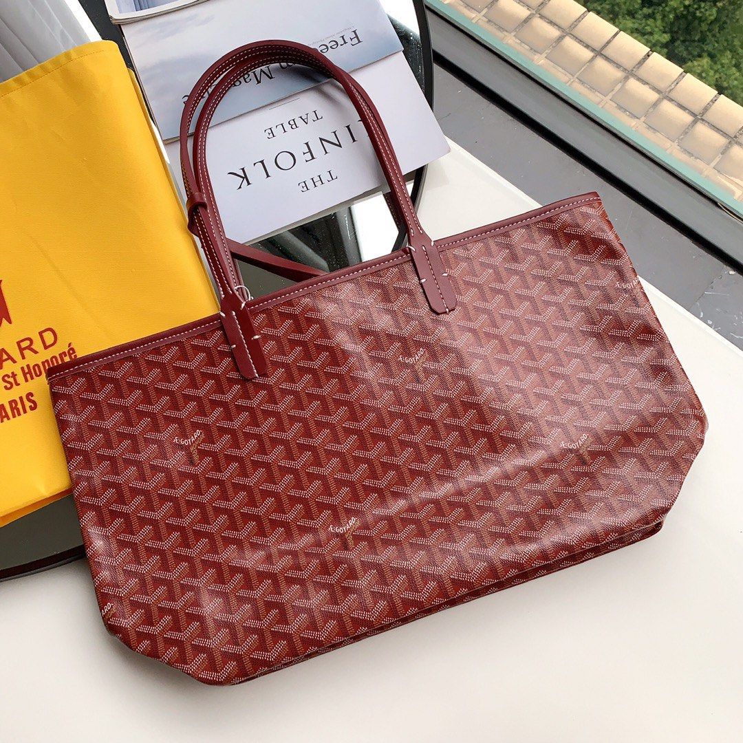 GY St Louis Tote Bag in Wine Red Goyard❤️, Women's Fashion, Bags & Wallets, Tote  Bags on Carousell