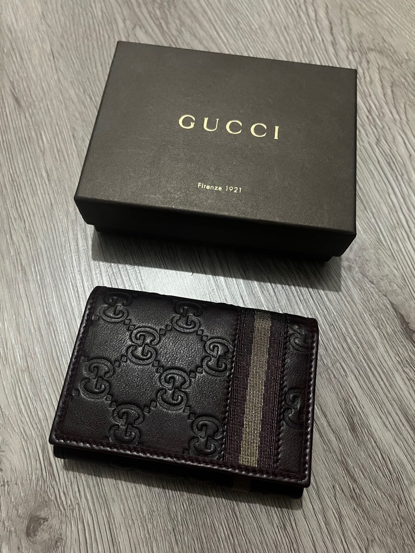 Gucci Card Holder, Men's Fashion, Watches & Accessories, Wallets & Card