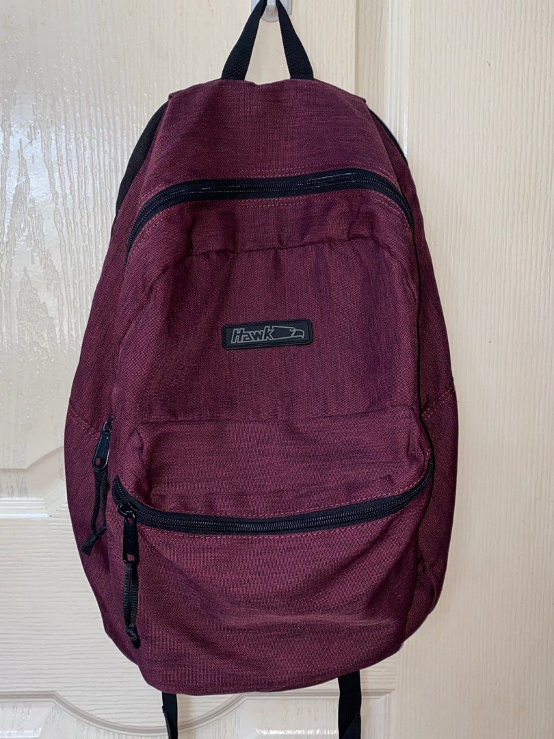 Hawk bag maroon and black hotsell