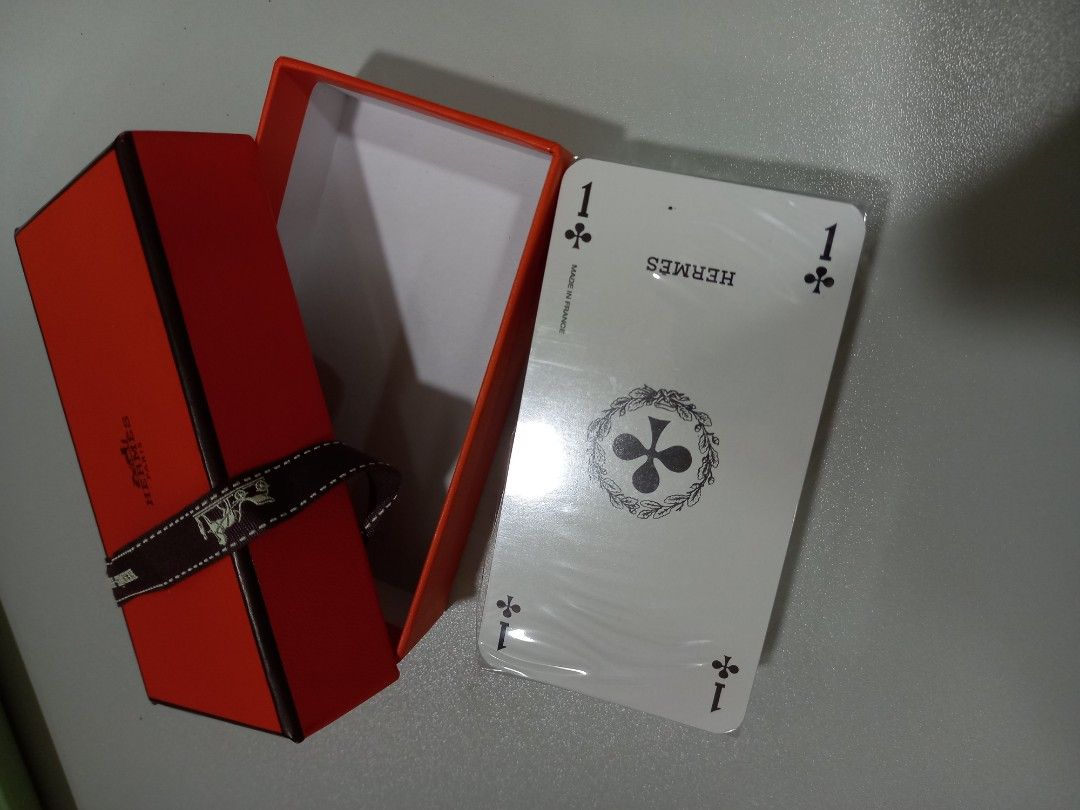 Hermes Couvertures Nouvelles Poker Playing Cards New w/Box