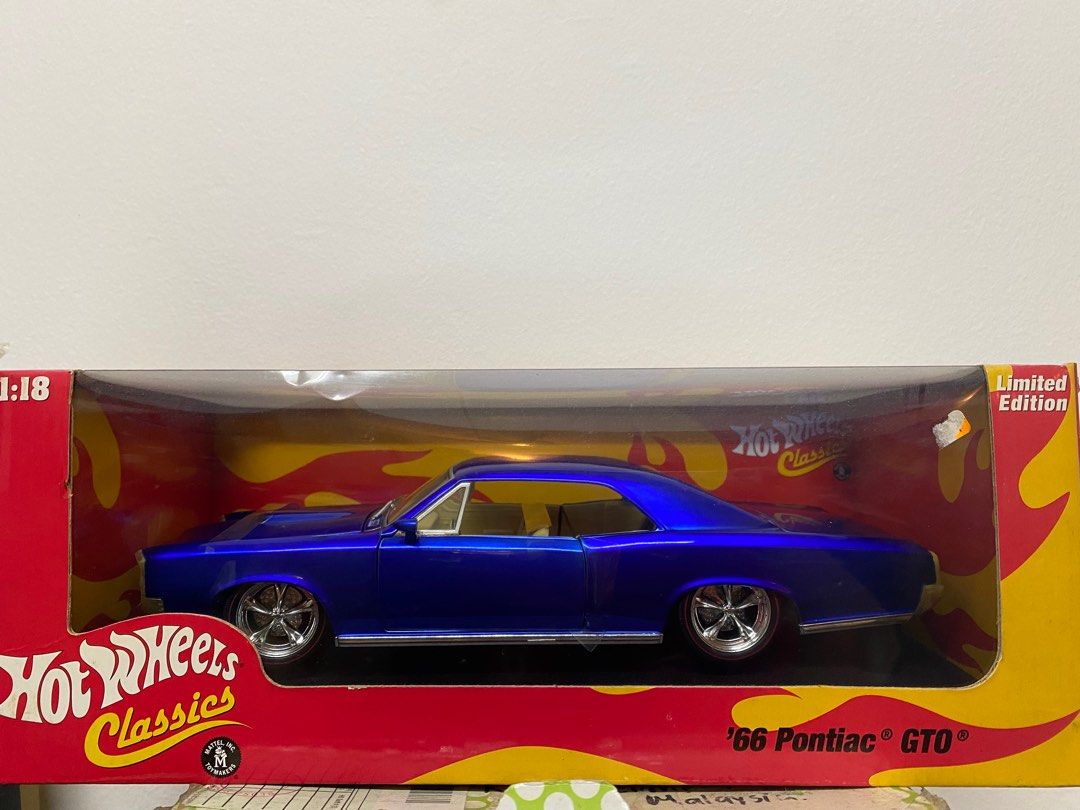 Hot Wheels Classics ’ Pontiac GTO   Blue 1: scale
