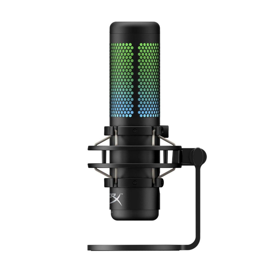 HYPERX QUADCAST S RGB USB CONDENSER MICROPHONE FOR PC/MAC/PS5/PS4 (Category: Microphones) located in San Juan City. Submitted by blueswitchpc (Listing ID 1197343913, Image 2). Description: 🚨 RESTOCK ALERT 🚨 HYPERX QUADCAST S RGB USB CONDENSER MICROPHONE FOR PC/MAC/PS5/PS4. QuadCast S – USB Condenser Gaming Microphone ● RGB Lighting ● Customizable with NGENUITY Software ● Tap-to-Mute Sensor with LED indicator ● Stereo, Omnidirectional, Cardioid,