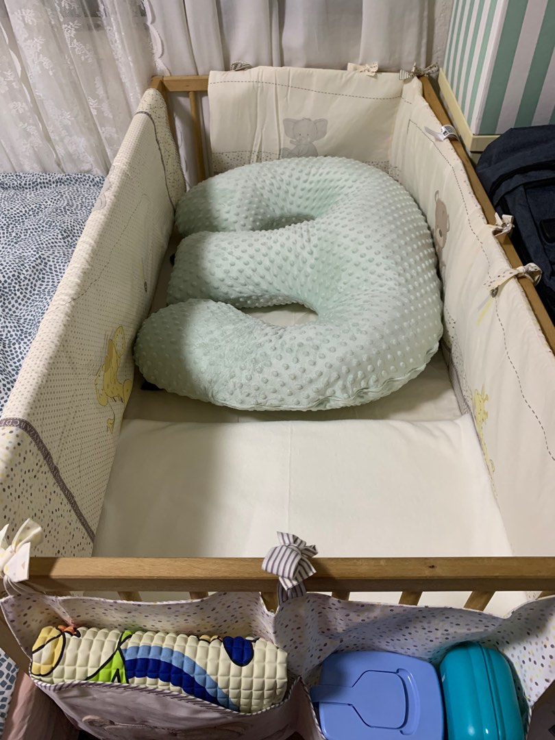 Ikea SNIGLAR + mattress + cover bed + bumper, Babies & Kids, Baby