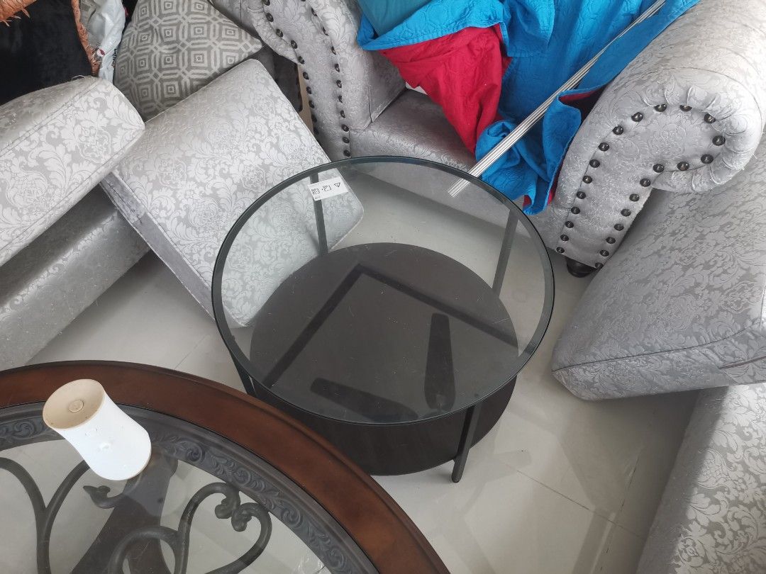 Ikea Vittsjo round Coffee Table, Furniture & Home Living, Furniture, Tables & Sets on Carousell