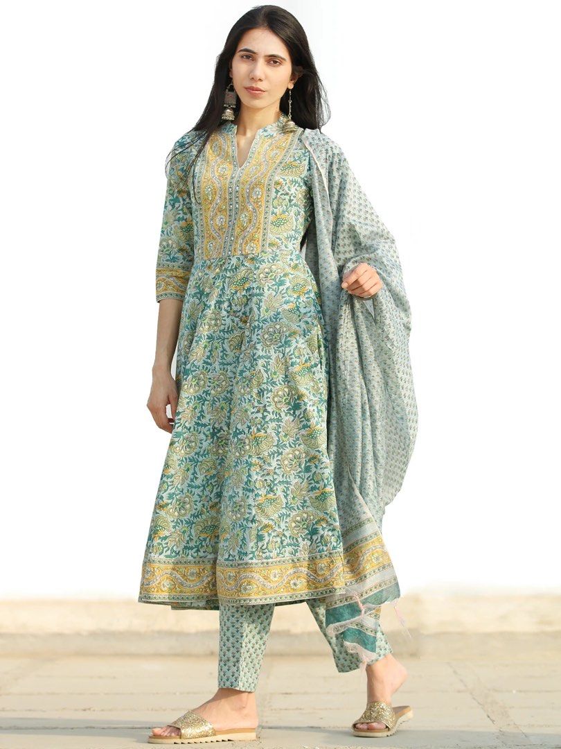 INDUBINDU Indian Dress Kurta Set Women s Fashion Dresses Sets