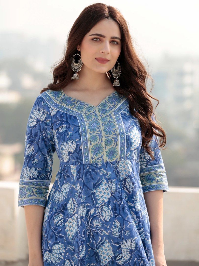 INDUBINDU Indian Dress Kurta Set Women s Fashion Dresses Sets